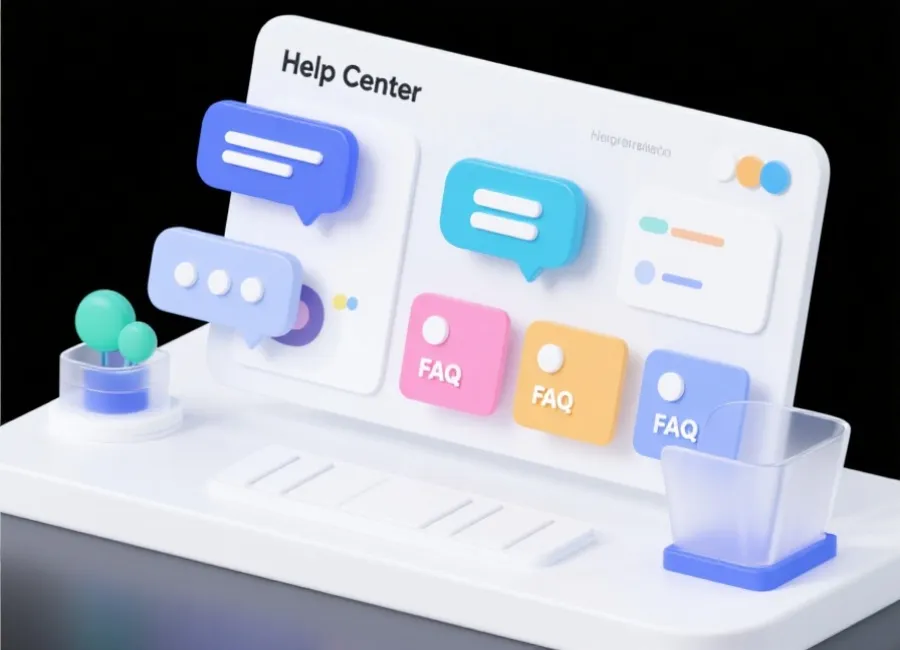 帮助中心示意图